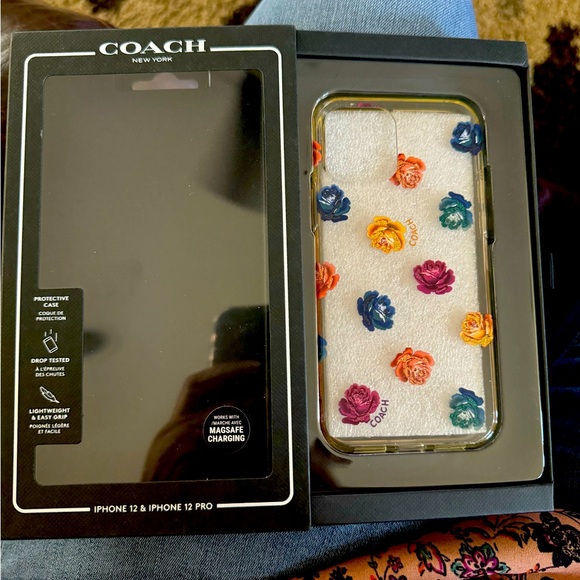 Coach Accessories - Coach 12 or 12 Pro iPhone Case Used Like New